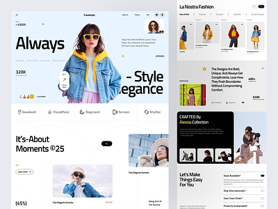 Fashion E-Commerce Website checkout clothing design discount e commerce fashion fashion brand landing page marketplace online store shop shopping store ui ux website