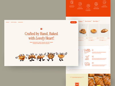 HandyCake - Home Bakery Landing Page bakery bakery landing page bakery website bread home bakery home bakery landing page home bakery website landing page landing page design minimalist minimalist website ui uiux uiux design ux web web design website website design