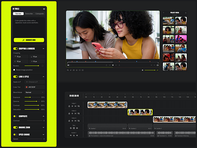 MAXS - Video Editing AI aivideo capcut colorgrading contentcreation creativetools creatoreconomy dashboard editingsoftware filmmaking gassstudio motiondesign productdesign protools saas softwareui uiuxdesign videoediting videoproduction