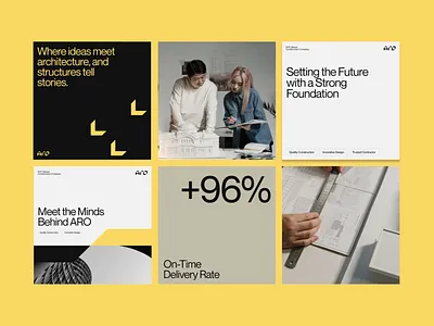 Social Media - Construction Company animation brand brand identity branding clean design design graphic design habito hatypo instagram post layout logo logo design minimalist design motion graphics social media social media post story post visual identity