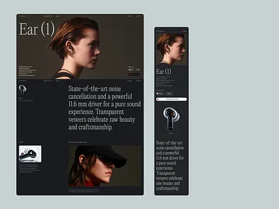 Nothing E-Commerce Concept pt.5 design interface nothing typography ui ux web design website