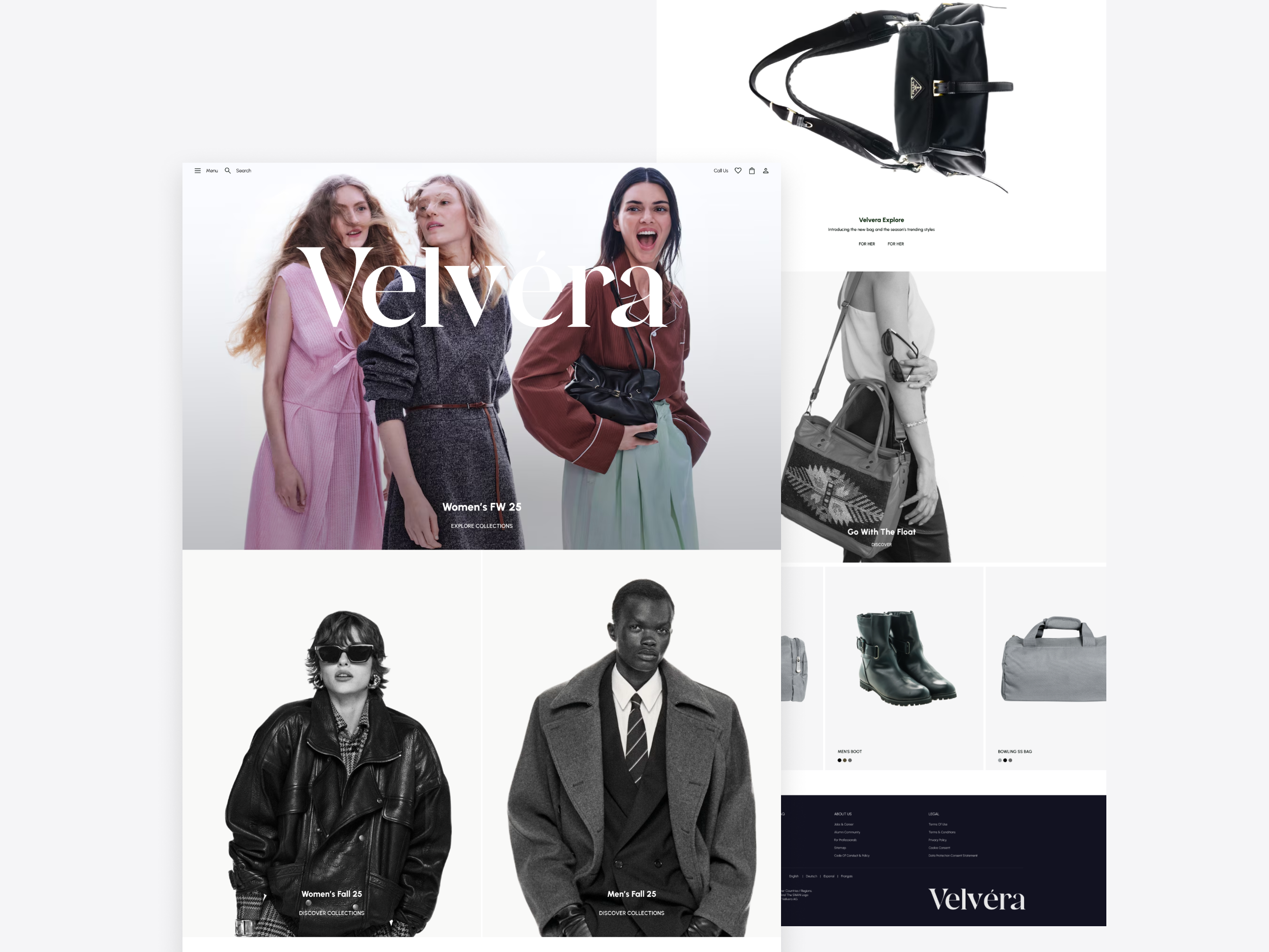 Luxury E-commerce Website app branding cart design e commerce ecommerce landing page luxury marketplace minimalist modern online store shop shopping store ui ux web design website