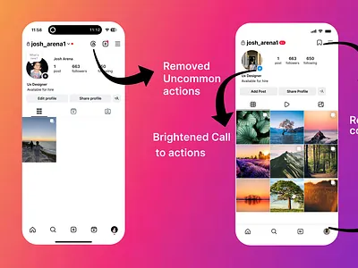 Instagram Redesign instagram redesign