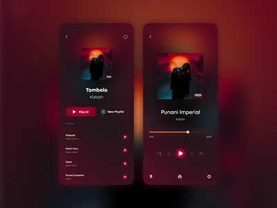 Music Streaming App apple music streaming netflix podcast radio songs streaming uides uidesign uxdesign