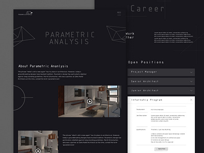 🎨 Tessellate – Interior Designer Website 3d animation branding graphic design logo motion graphics ui