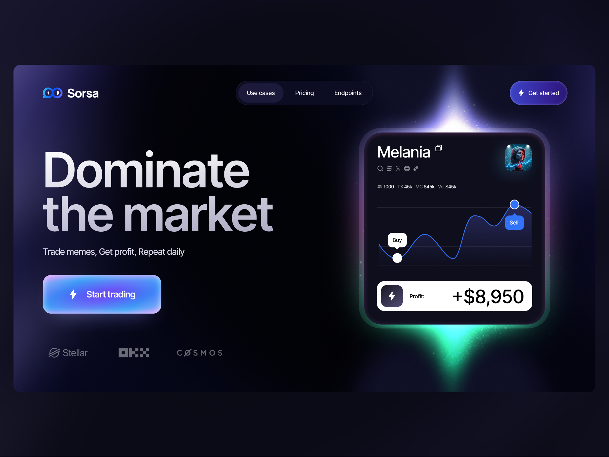 Example of Landing Page Design Service