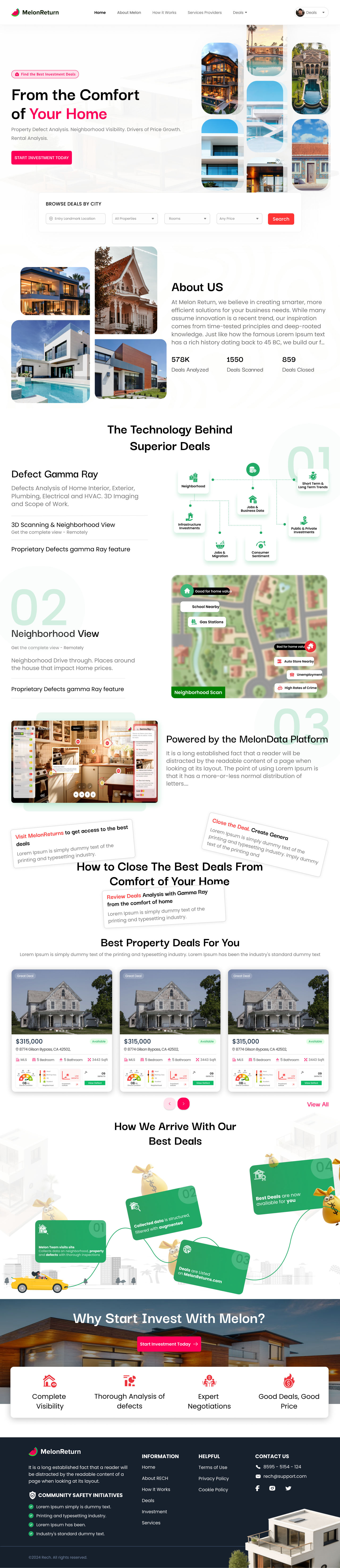 Example of Landing Page Design