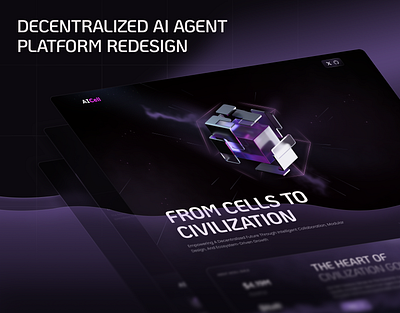 AIcell - Ai landing page ai ai agent ai agent landing page ai agent website ai assistant ai chatbot ai design ai ecosystem ai landing page ai website blockchain ai decentralized ai