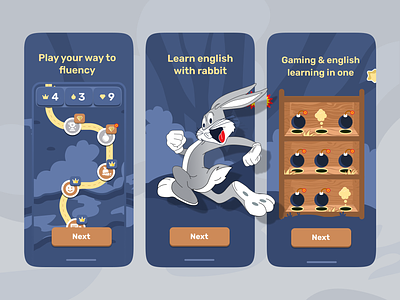 Kids English Educational App branding creative design game game app illustration kids kids app kids game logo mobile app mobile design product design ui uidesign ux uxdesign webdesign