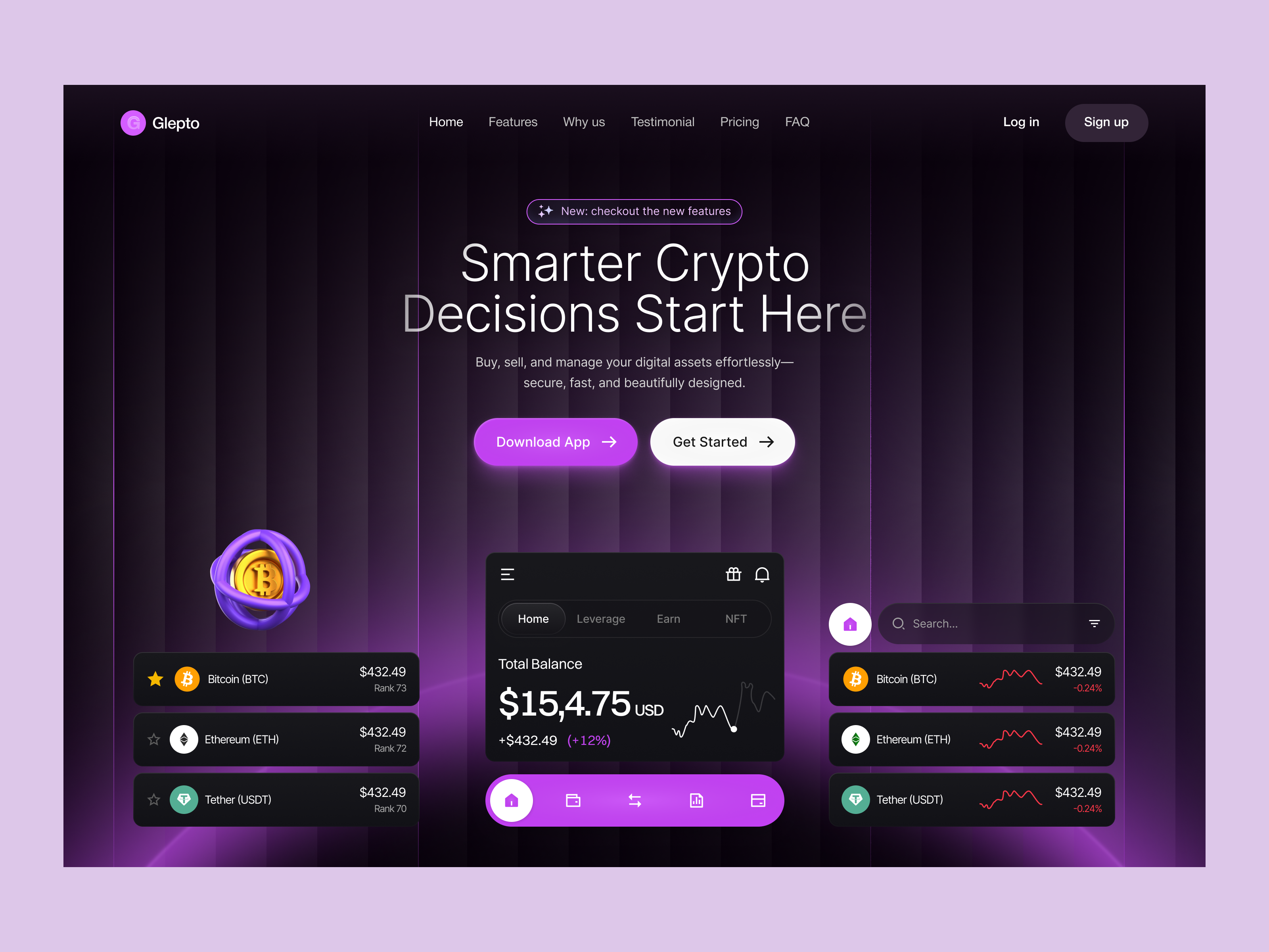 Example of Landing Page Development (Webflow)