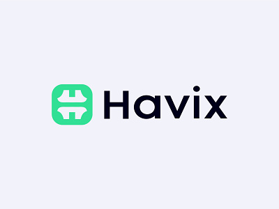 Havix logo design brand identity brand mark corporate costom letter creative elegant finance geometric h initial h logo letter logo logo mark logodesign minimal sifatdesign symbol type