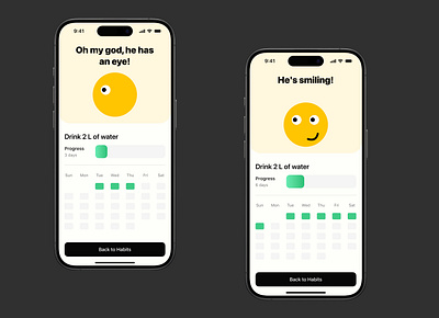 Habit Tracker app branding design graphic design illustration mobile app ui ux