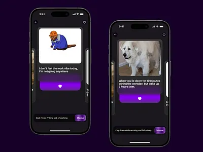 Meme creator app design graphic design illustration mobile app ui ux