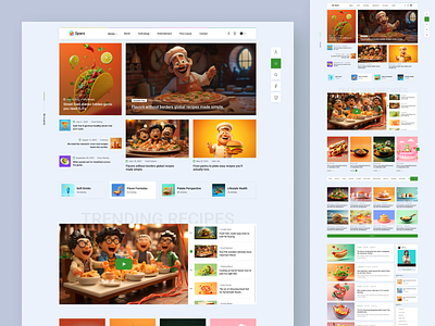 Sparo - Food Design Website | Landing Page branding clean cocktails cooking creative delicious design fingerfood food foodie foodlover foodstagram foodstyling hautecuisine healthyfood illustration instafood minimal pastry website