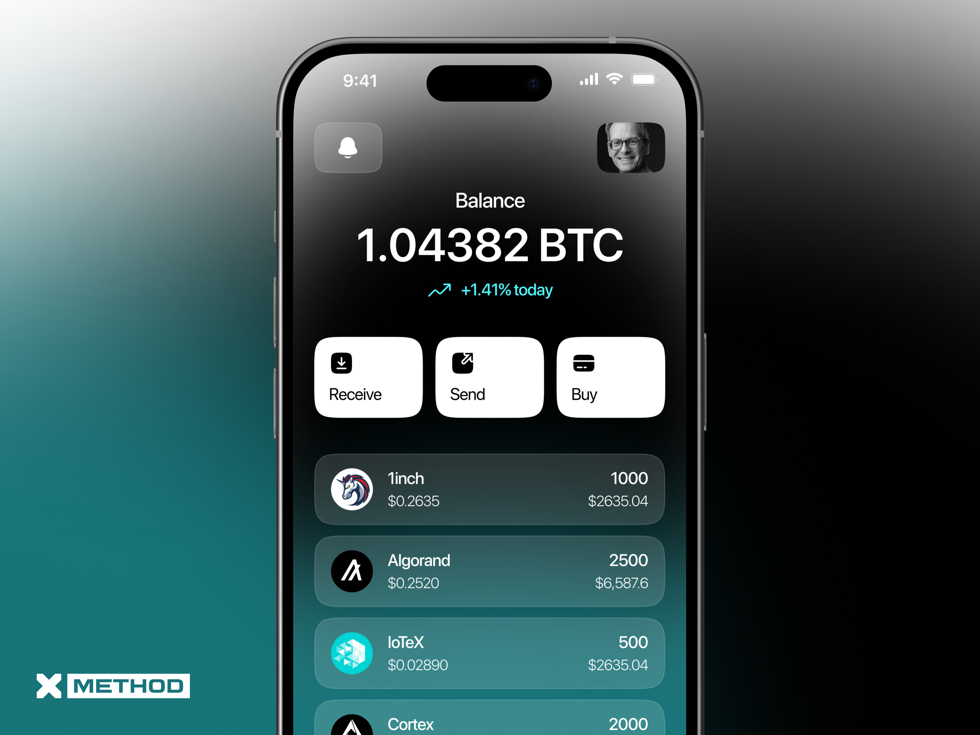 Crypto Wallet Mobile App by Xmethod on Dribbble