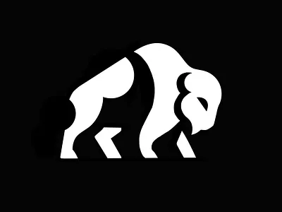 LOGO - SKETCH - BISON bison branding buffalo design graphic design icon identity illustration logo marks symbol ui