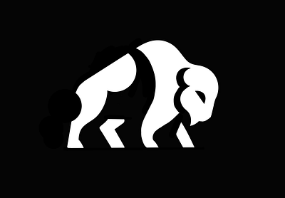 LOGO - SKETCH - BISON bison branding buffalo design graphic design icon identity illustration logo marks symbol ui