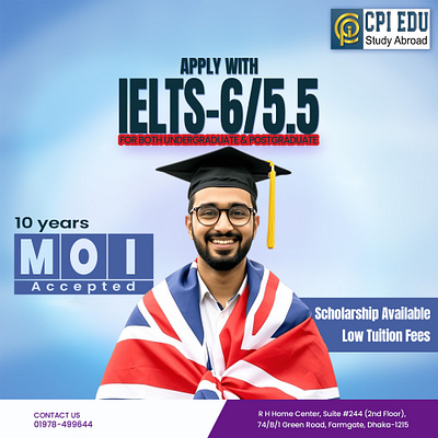 Study Abroad Made Easy – CPI EDU Poster Design ads design branding design designer life graphic design illustration logo minimal poster study abroad travel poster typography ui vector
