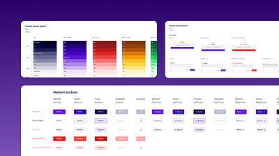 Twilight Design System design system minimalist product design ui ux design