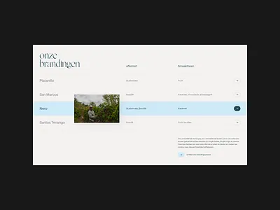 Luxury fair trade coffee homepage element clean coffee design digital design luxury spacious typography ui ux webdesign