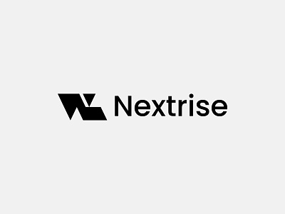 Nextrise – Geometric N + Arrow Logo for Growth Services arrow logo bold logo brandidentity branding business logo consulting logo creative logo geometric logo growth logo growth service logo logo logo design logo designer logotype minimal logo modern logo n logo design nextrise startup brand tech logo