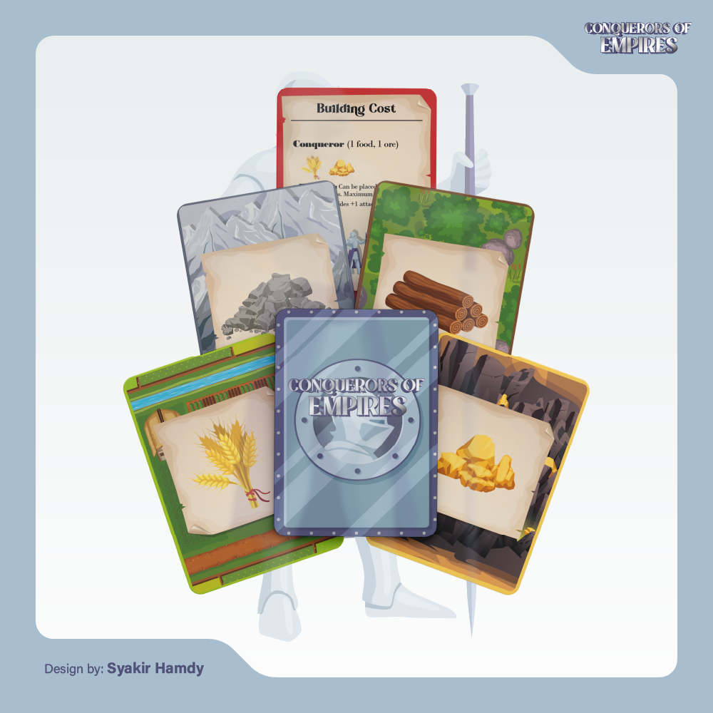 Conquerors of Empires - 2021 boardgames cardgames conquerorsofempires indiegames resourcemanagement strategygames tabletopgaming