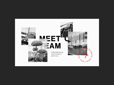 Bergos NEXT - Our Team branding design graphic design typography ui ux website