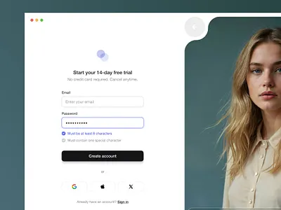 Sign up page — Untitled UI create account form onboarding sign up ui design user interface web design