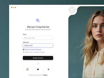 Sign up page — Untitled UI create account form onboarding sign up ui design user interface web design