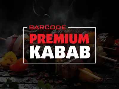 Pemium Kabab Logo branding design graphic design illustration logo typography vector