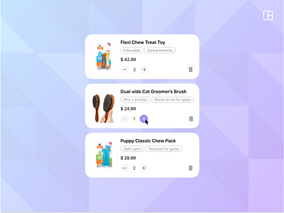 Pet care App Components - 2 of 3 app app design app ui brush card cat component dog list minimal ui mobile design pet pet app pet care pet shop product design ui ui component ui kit ux