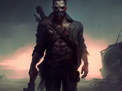 Character Concepts: The Infected/Changing of LT. Waller character concepts infected walking dead zombie