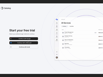 Qatalog onboarding ai animation business flow onboarding prompt qatalog software