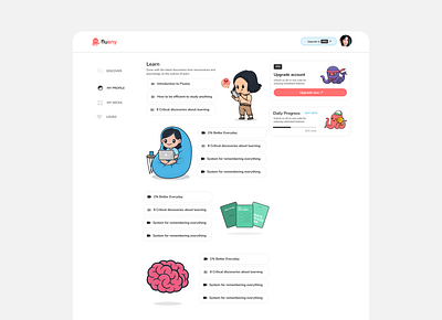 Learn more Fluany animation design illustration ilustration ui ui design user interface web