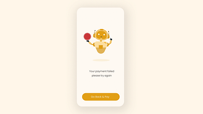 AI Bot Payment Failed Lottie Animation ai ar artificial intelligence bot payment bot payment failed bot support cancel cross design gateway illustration lottie animation lottie files motion design motion graphics payment payment cross payment failed robot ux
