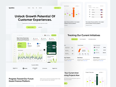 Finance Management Saas Website finance saas fintech landing page landing page redesign money management money transfer redesign redesign concept saas saas website web web design website website redesign