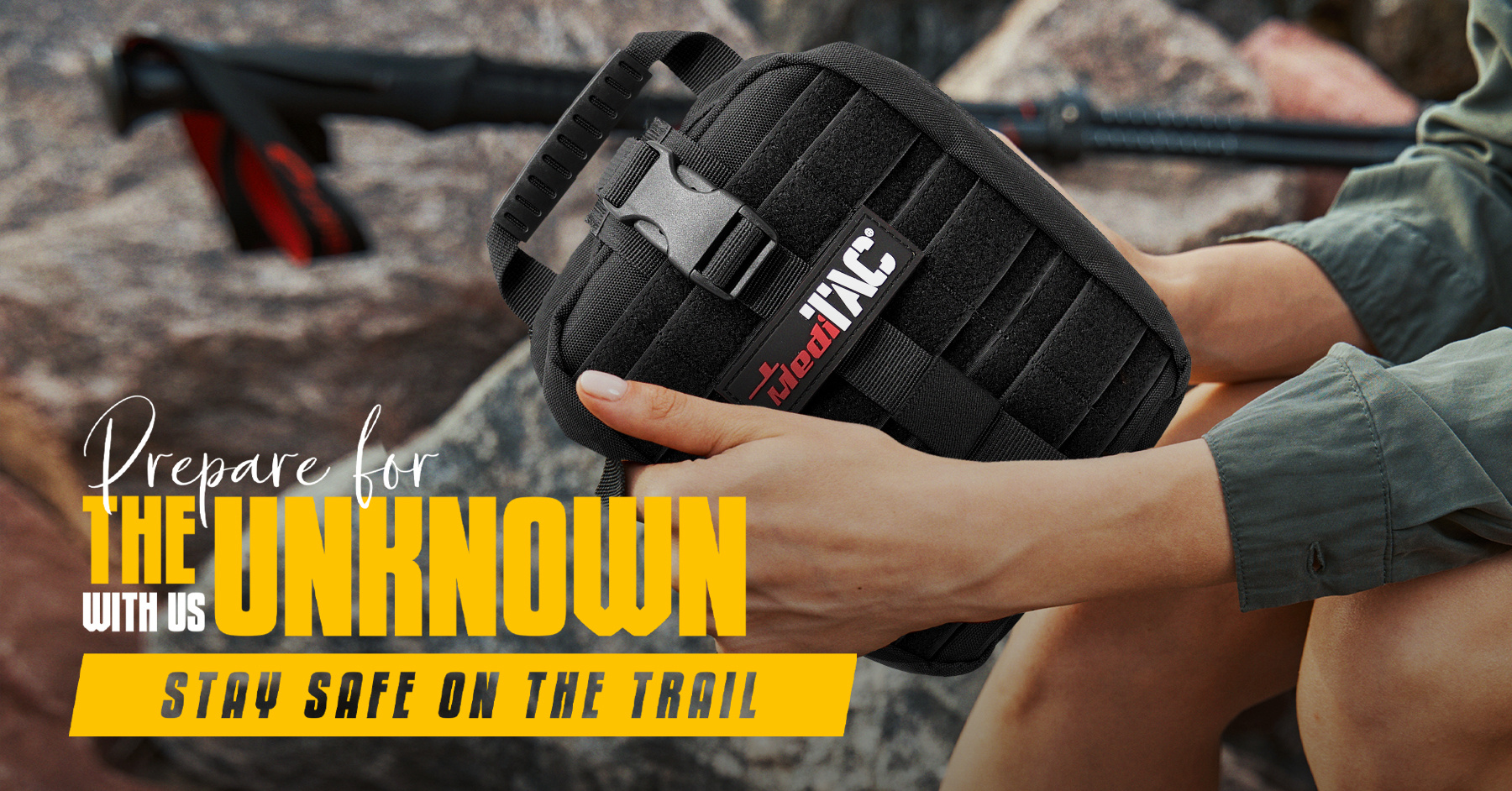 Static Ad Design for Outdoor Survival Kit ad creatives graphic design lifestyle