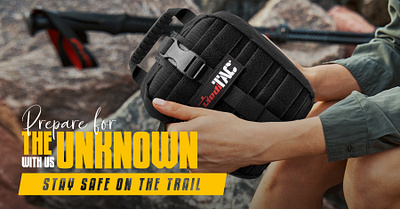 Static Ad Design for Outdoor Survival Kit ad creatives graphic design lifestyle