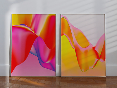 Abstract Art Posters 3d 3d illustration abstract art album artwork album cover art director art diretion artwork bold colors branding color blend colorful cover artwork design graphic design illustration print design vector wall art wave gradient