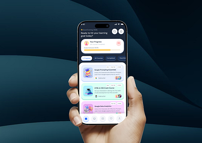 Online eLearning App UI UX Design app design app ui ux application design course app design education app ui elearning app design online course app online education app user interface user interface design
