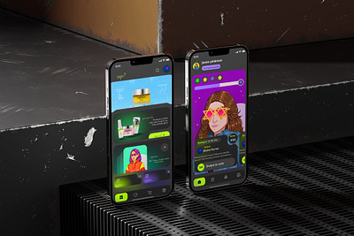 SupSkin animation beauty crypto dark theme figma gamification mobile app mobile design motion graphics nft skincare ui ui ux ui ux design ux