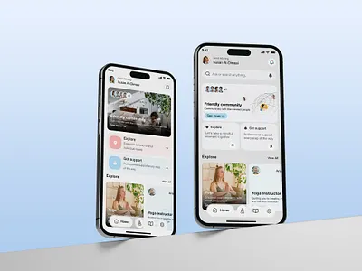 BreathApp branding diary app figma fitness health meditation meditation app mobile mobile app mobile design ui ui ux ui ux design ux wellness wellness app woman