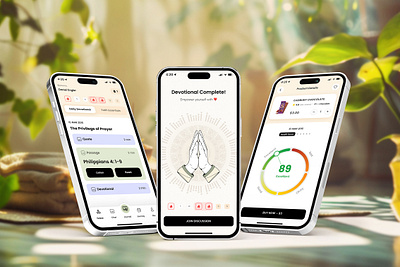 Christian App branding chistian app chistian meditation christian diary app figma mobile mobile app mobile app design mobile design pray app religion app ui ui ux ui ux design ux