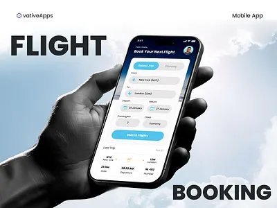 Swift Air – Flight Booking App app design case study design figma flight booking flight booking app flight booking case study mobile app design mobile ui ui ui design uiux ux