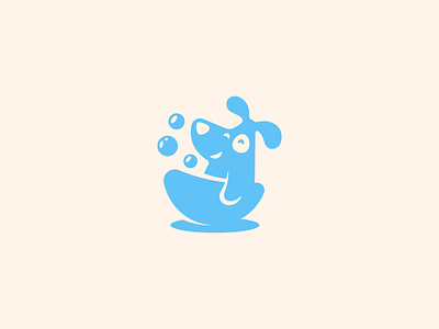 Dog washing logo animal brand branding design dog dog logo elegant graphic design logo logo design logo designer logodesign logodesigner logotype minimalism minimalistic modern pet pet logo wash