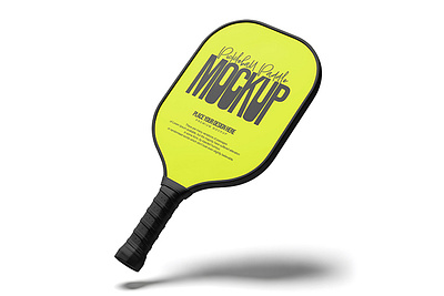 Pickleball Paddle Floating Mockup professional paddle design