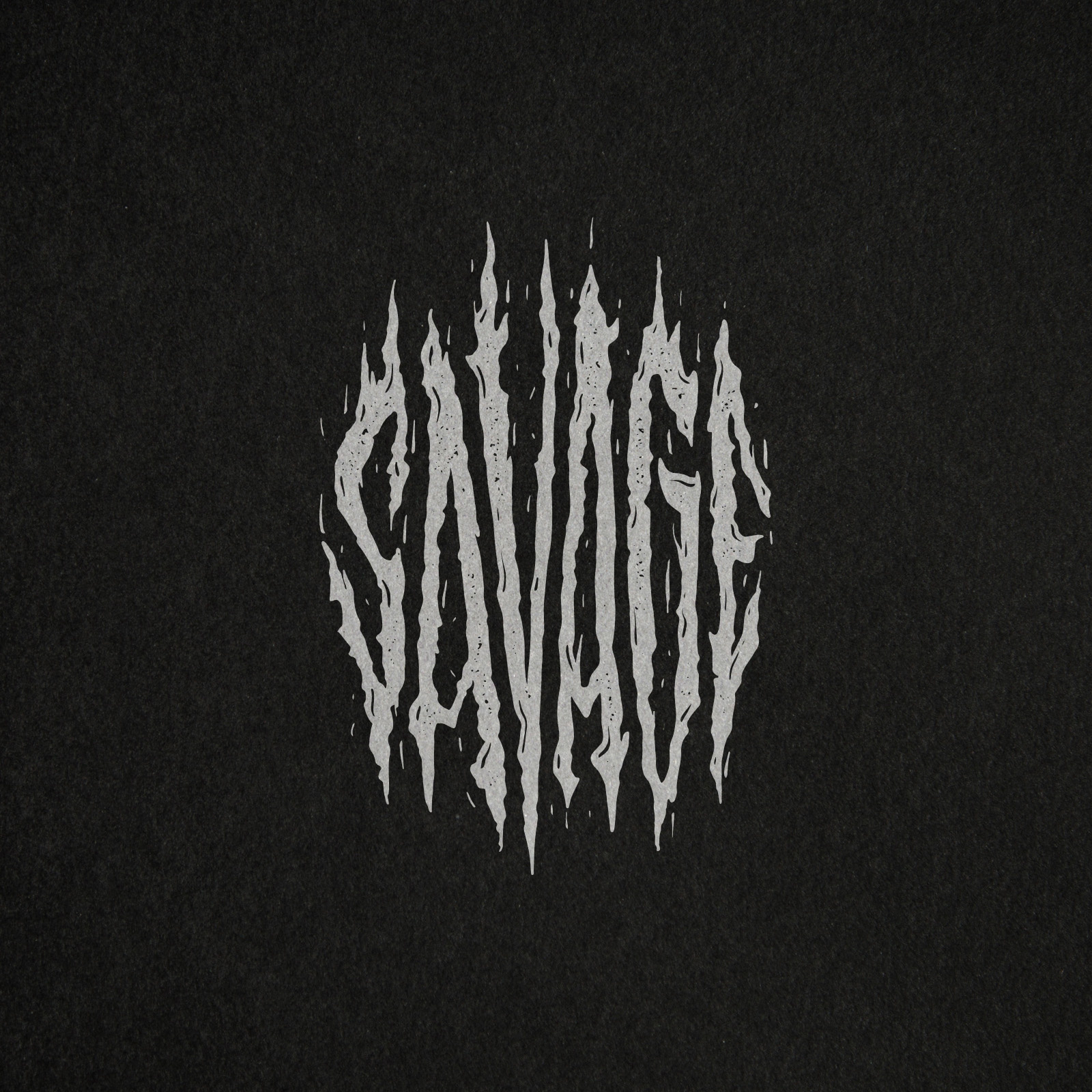 SAVAGE - hand drawn t-shirt lettering design graphic design lettering savage t shirt typography