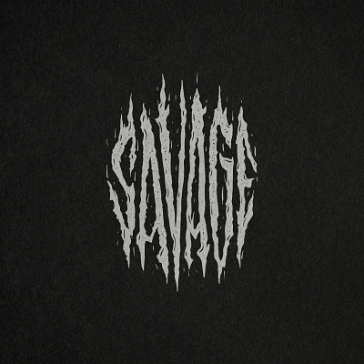 SAVAGE - hand drawn t-shirt lettering design graphic design lettering savage t shirt typography
