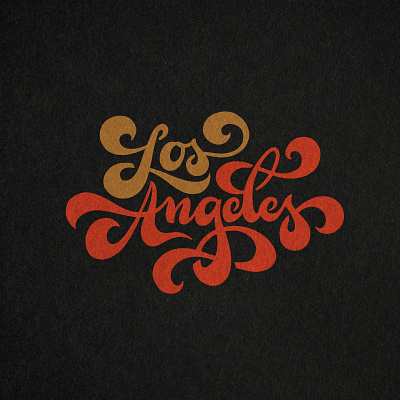 Los Angeles - hand drawn t-shirt lettering calligraphy graphic design lettering los angeles t shirt typography