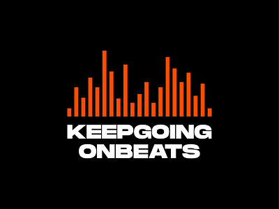 KEEPGOING ONBEATS | Logo Design iconlogo